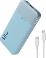 Powerbank 10000 Mah 35W Schnellladung Pd 3.0 Qc 4.0 2X Typ-C 1X USB-A Blau
