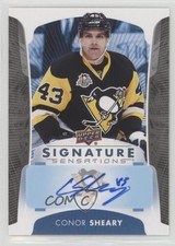 2017-18 Upper Deck Signature Sensations Conor Sheary #SS-CS Auto b9t