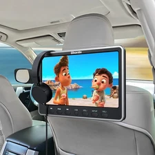 2 X 12" Full HD Screen Car DVD Player Headrest Monitor TV HDMI USB SD+Headsets