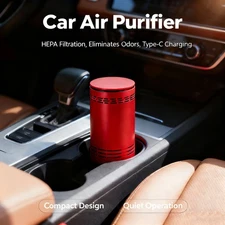 Car Air Purifier Nano level filtration Type-C power supply with UVC Filtration