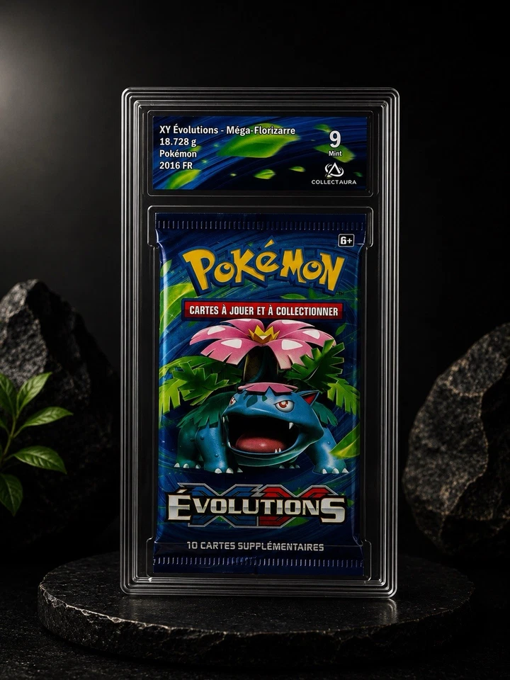 Booster Gradé Pokémon XY Évolutions Méga-Florizarre CA 9 FR Scellé - Photo 1/1