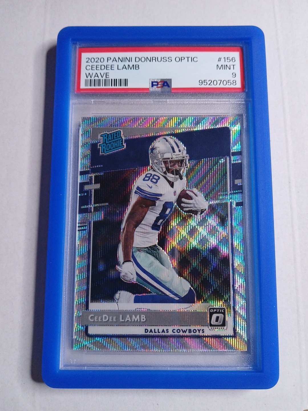 2020 Panini Donruss Optic - Rated Rookies CeeDee Lamb #156 Wave Prizm /199 (RC)