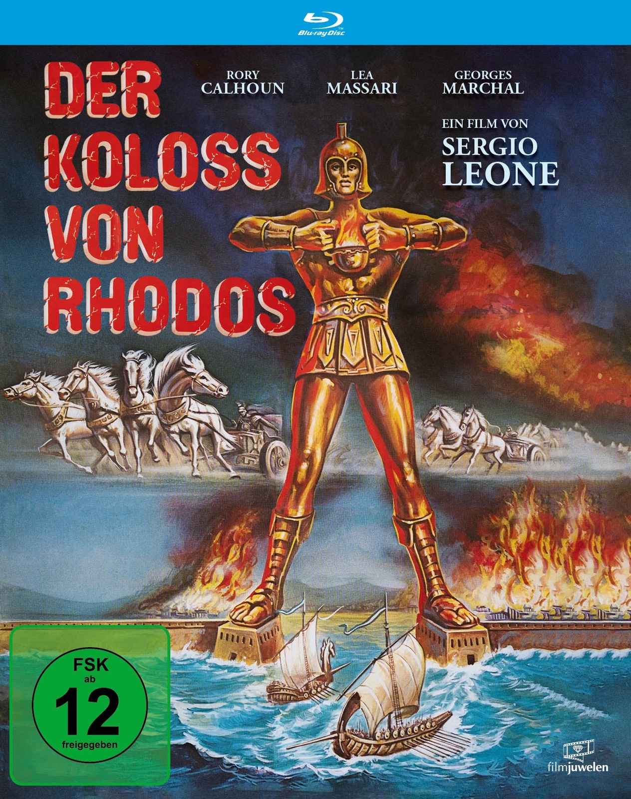 `LEONE,SERGIO` DER KOLOSS VON RHODOS (FILMJUWELEN) (BLU- (Blu-ray) Leone Sergio