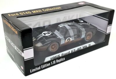 FORD GT40 MK2 LE MANS WNNER 1966 ~ BLACK | 1:18 Decast Model Car