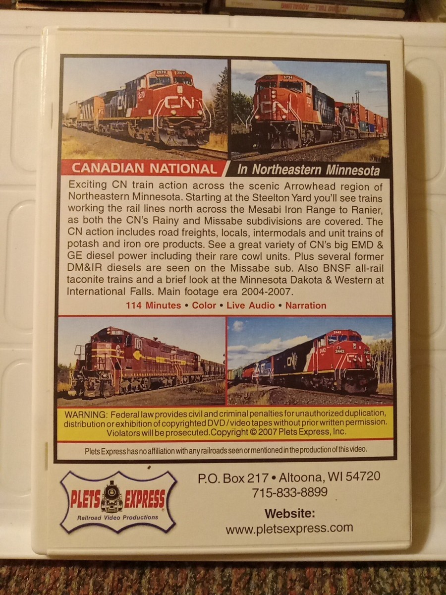 Canadian National in Northeastern Minnesota - Plets Express Train
