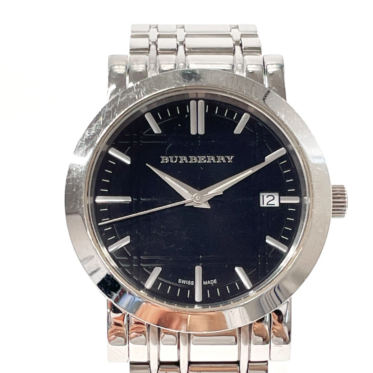 Orologi BURBERRY BU1364 acciaio inox quarzo uomo argento nero