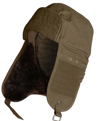 Moto Faux Fur Lined Trapper Hat Cactus 