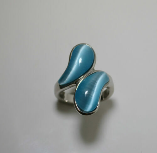 Bague Fantaisie Poisson Bleue – Neuf Avec étiquettes, Bijou Original