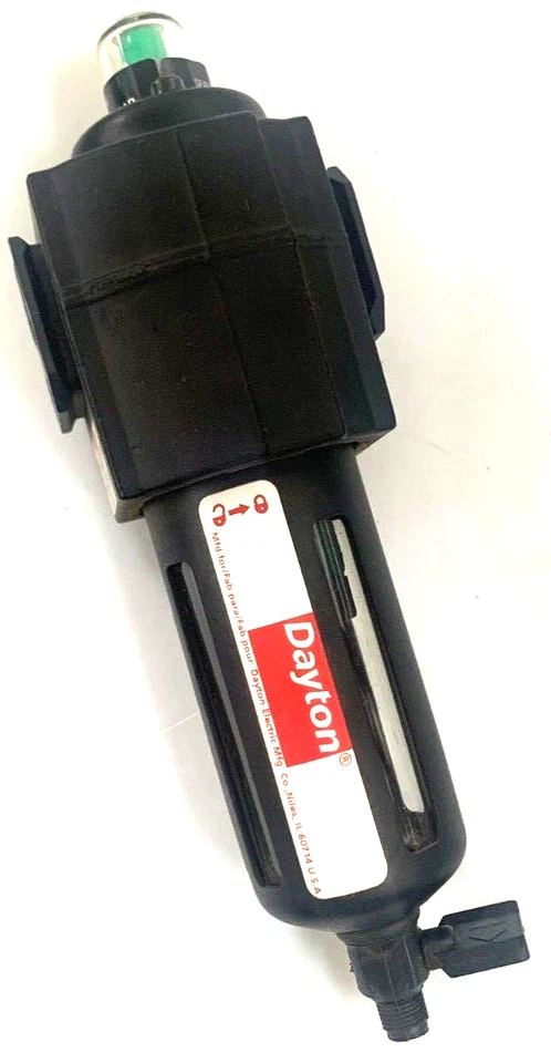 DAYTON 4ZL32 Pneumatic Oil Filter Coalescing 1/4" NPT 0.01 micron 20 cfm 150 psi - Image 2 of 4