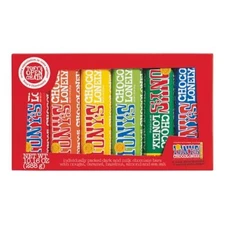 Tony's Chocolonely Chocolate Bar Variety Pack - Milk, Dark,  Assorted Sizes 
