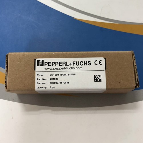 Capteur à Ultrasons Pepperl Fuchs UB1000-18GM75- I-V15 - Neuf, Pour Automatisation Industrielle