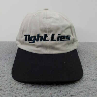 Vintage Y2k Adams Golf Tight Lies Parody Hat Strapback Dad Cap Adult Size USA