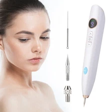 LCD Laser Plasma Pen Age Spots Removal Skin Mole Wart Freckle Tattoo Remover Pen