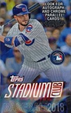 2018 Topps Stadium Club Baseball. See Listing For Available Cards. NM/M