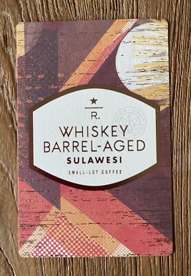 Starbucks Reserve Taster Card Whiskey Barrel-Aged Sulawesi 2017