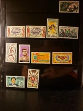 Central African Republic Airmail Stamps Lot of 43 - MNH - see details for list