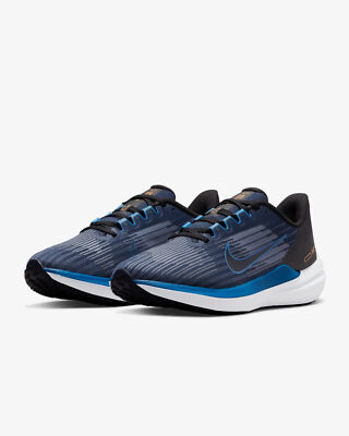 Nike Air Winflo 9 Mens Running Shoes Obsidian Blue Marina Sz 11 Amazon.com | Nike Air Winflo 9 Mens Running Trainers DD6203  main image 3