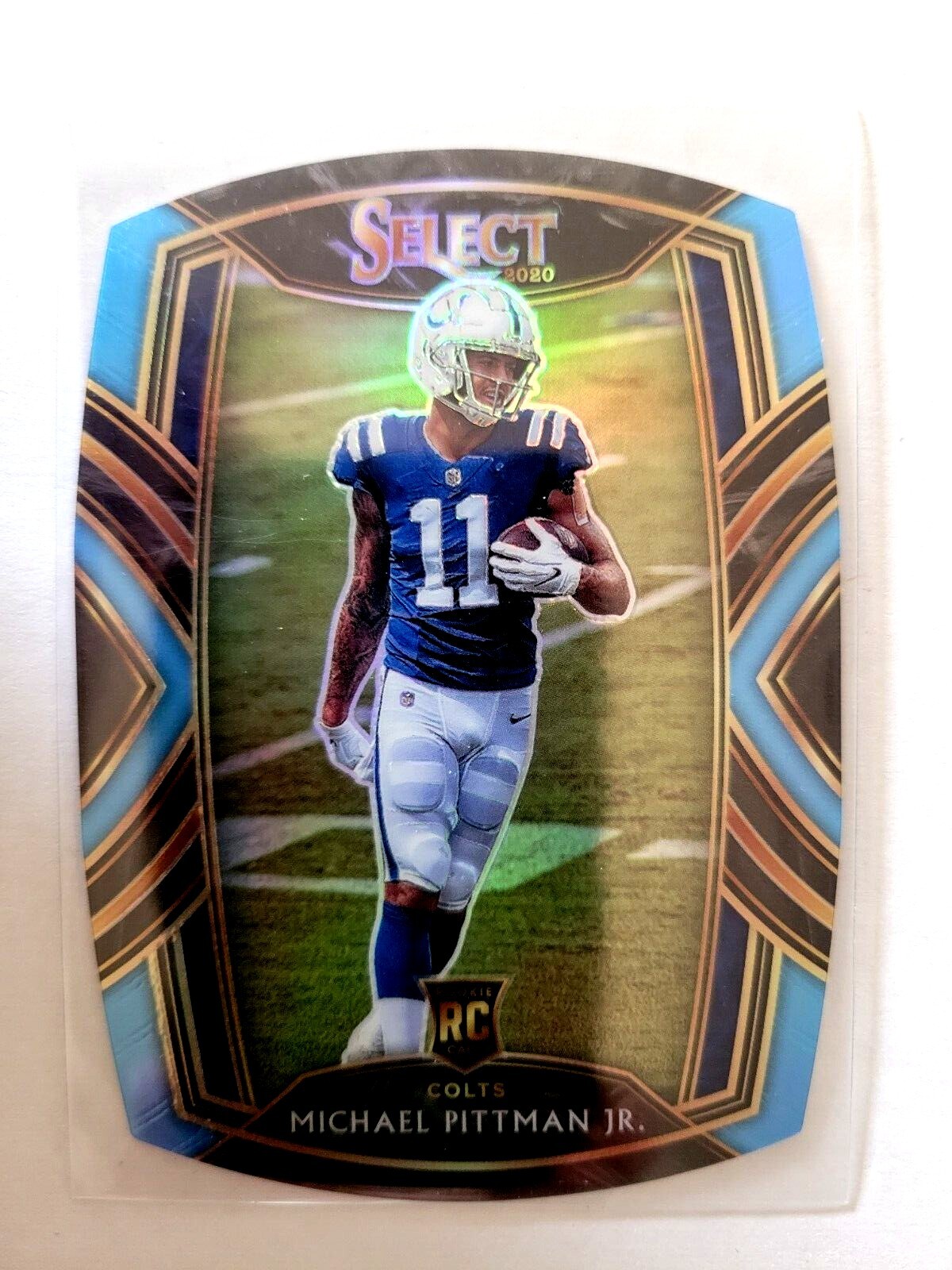 2020 Select Prizm Light Blue Die Cut PRIZM I#262 Michael Pittman Jr. RC Colts