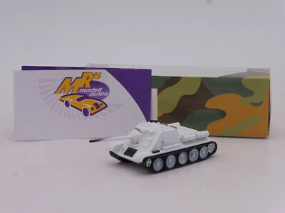 Herpa 746625 # Jagdpanzer SU-100 Wintercamouflage " Millitär " 1:87 NEUHEIT  - Bild 1 von 3