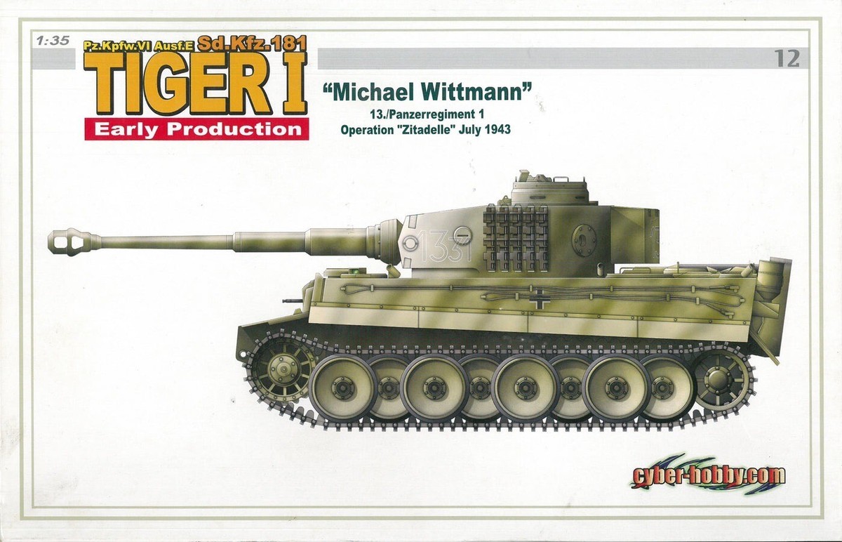 DRAGON TIGER I 初期生産 1/35 プラモデル 1/35 Dragon Tiger I Early Production “Michael Wittmann