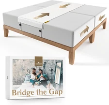 [Bed Bridge Twin to King] Split King Gap Filler for Adjustable Bed - Mattress Co