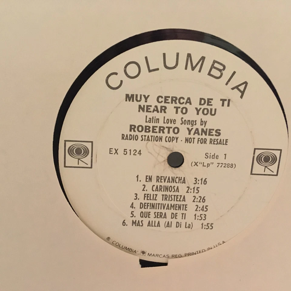 ROBERTO YANES      LP    MUY CERA DE TI , NEAR TO TO YOU ( PROMO ) - Image 4 of 4