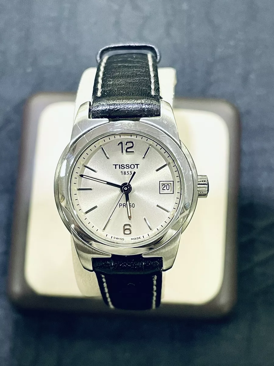 Tissot PR50 J326 426K Sapphire Crystal Date Ladies Quartz Watch eBay