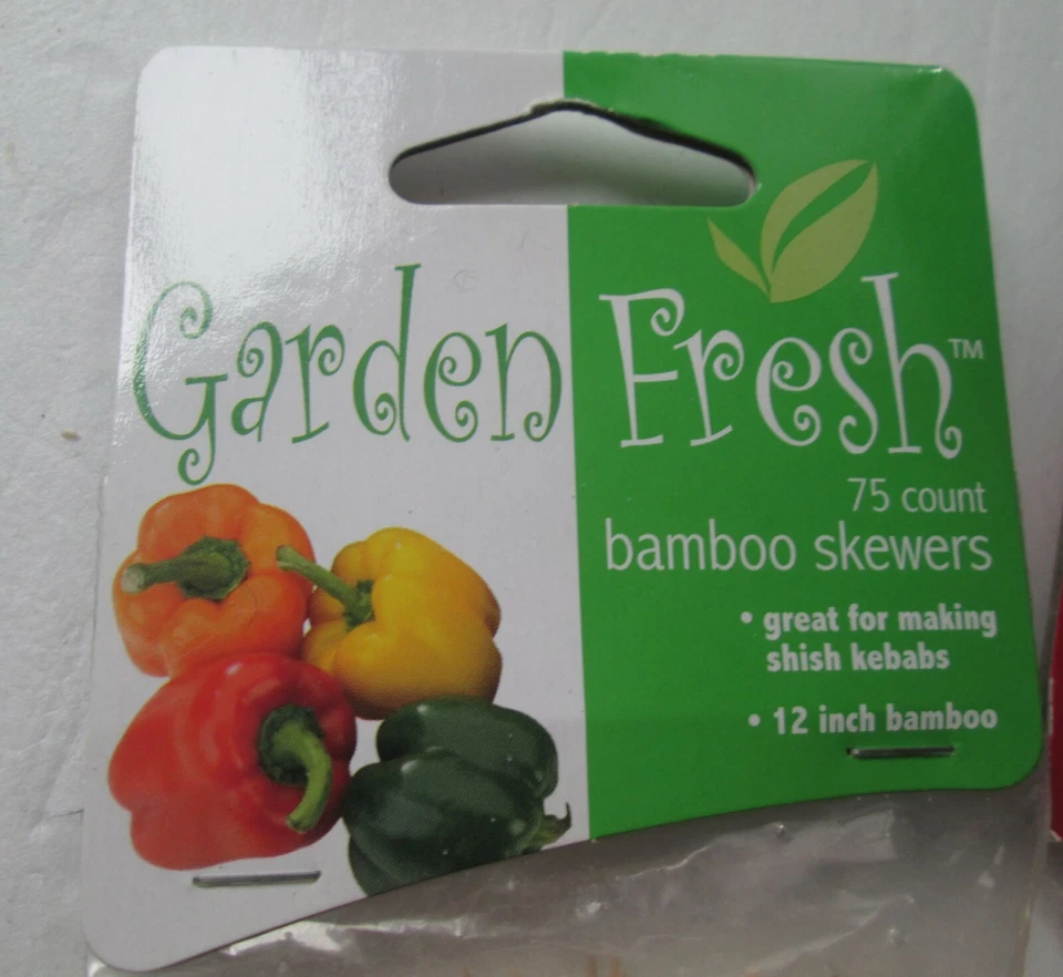 Lot of 225 Bamboo Skewers in 3 packages *BRAND NEW / UNOPENED* - Image 3 of 4