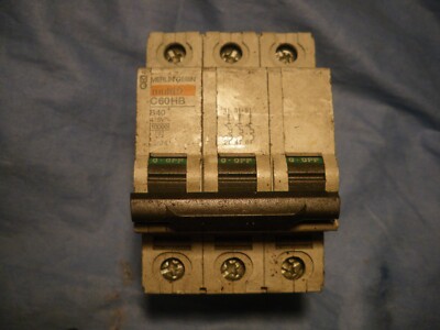 Merlin Gerin Multi 9 C60HB B40 MCB Mini Leitungsschutzschalter 3P 40A Kurve B