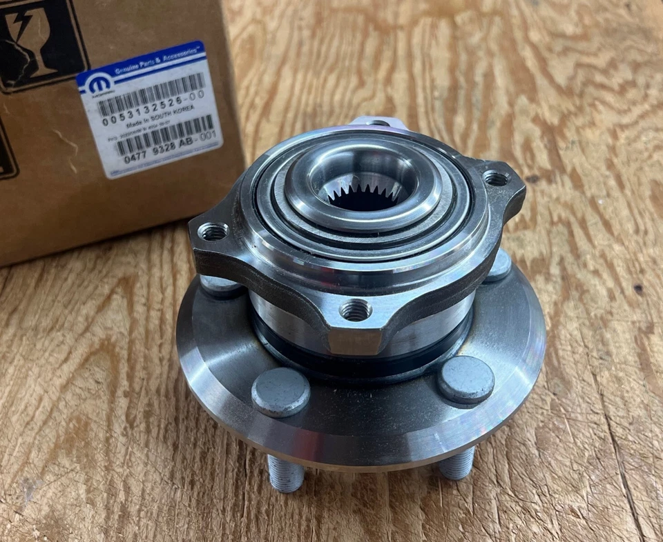 Conjunto de buje de cojinete de rueda delantera 05-23 Dodge Challenger Charger Magnum 300 MOPAR OEM Foto 2 de 4