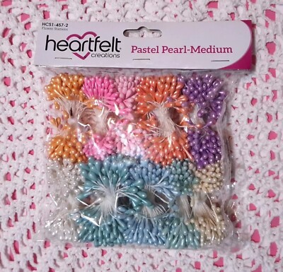 Heartfelt Creations Stamens Pastel Pearl Medium Easter Crafts 10 Colors