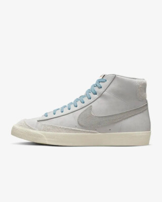 NIB Nike Blazer Mid '77 Premium Vintage Gray Fog Size 10 DO9787-001