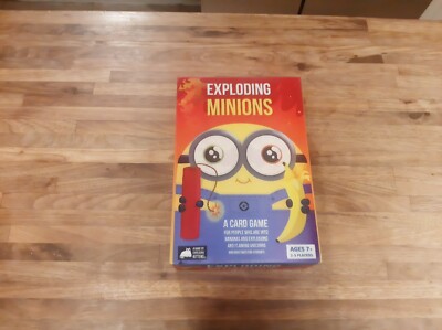 Exploding Minions Card Game By Exploding Kittens 2021 Complete Great Condition