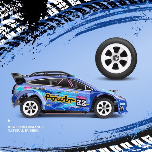 2,4 G 1/28 RC Auto mit LED-Licht Anti Drop 4WD Geländewagen Spielzeug Beste Gesc - Bild 12 von 14