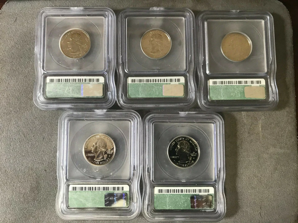 2001-S ICG state proof quarter set - Graded Proof 69 DCAM - Image 3 of 4