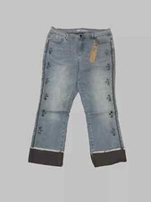 DG2 by Diane Gilman Virtual Stretch Denim  MIDTNE  Size- 8