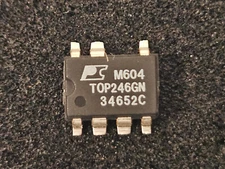 TOP246GN, Offline Switching Regulator, 700V, Power Integrations SMD-8 Qty- 5 pcs