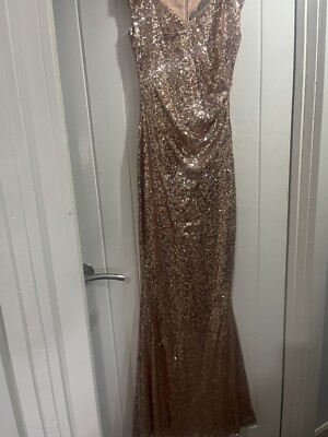 Sistaglam Rose Gold Sequin Prom/Bridesmaids Dress Size 8 BNWT | eBay Sistaglam Rose Gold Sequin Prom/Bridesmaids Dress Size 8 BNWT | eBay