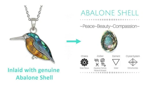 Robin Kingfisher Woodpecker Parrot Bird Necklace Birthday Valentines Mothers Day image 3