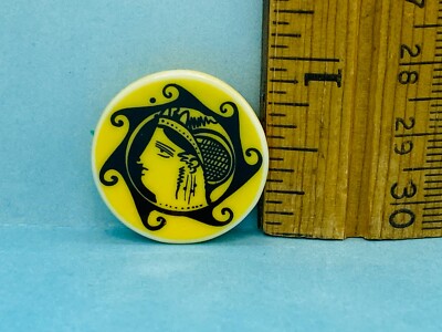 Greek Etruscan PLATE Pottery French Feve Porcelain Dollhouse Miniature 