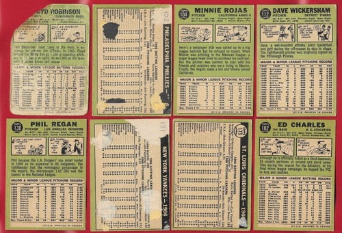 1965 1966 1967 1968 OPC O PEE CHEE TOPPS MLB BASEBALL CARD SEE LIST - Picture 127 of 173
