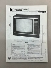 Sharp 25G50 Service Manual Sams Photofact Free Shipping