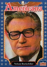 Nelson Rockefeller, Statesman -- Historic Americana Trading Card -- NOT Postcard