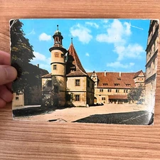 Vintage Postcard Rothenburg Germany Historic Building