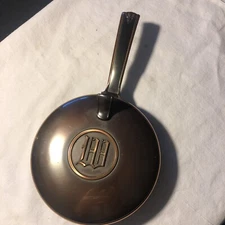 Vintage Brass Hyde Park Silent Butler Crumb Catcher Monogram Initial W?