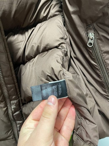 Women's Vintage The North Face 700 Brown Puffer Vest Kendall Style Size S - 第 4/5 張圖片