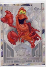 2023 Topps Disney Chrome 100 Years Diamond Wave Parallel 81 Sebastian 064/100