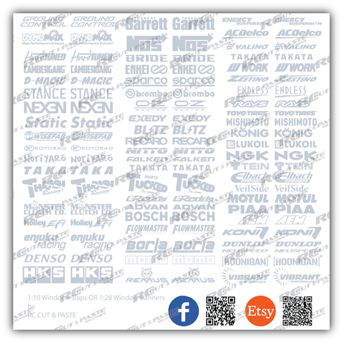 1:10 Scale - RC Car Sponsor Decals - Picture 17 of 41