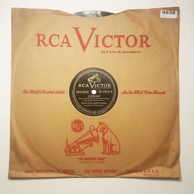 TOMMY DORSEY Judaline/Baby, Baby All The Time RCA VICTOR 20-2912 MINT 78RPM HEAR