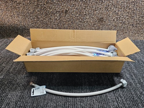 (QTY 25) Plumb Pak PP23872 3/8" x 7/8" x 20" E-Z Toilet Supply Tube, Vinyl